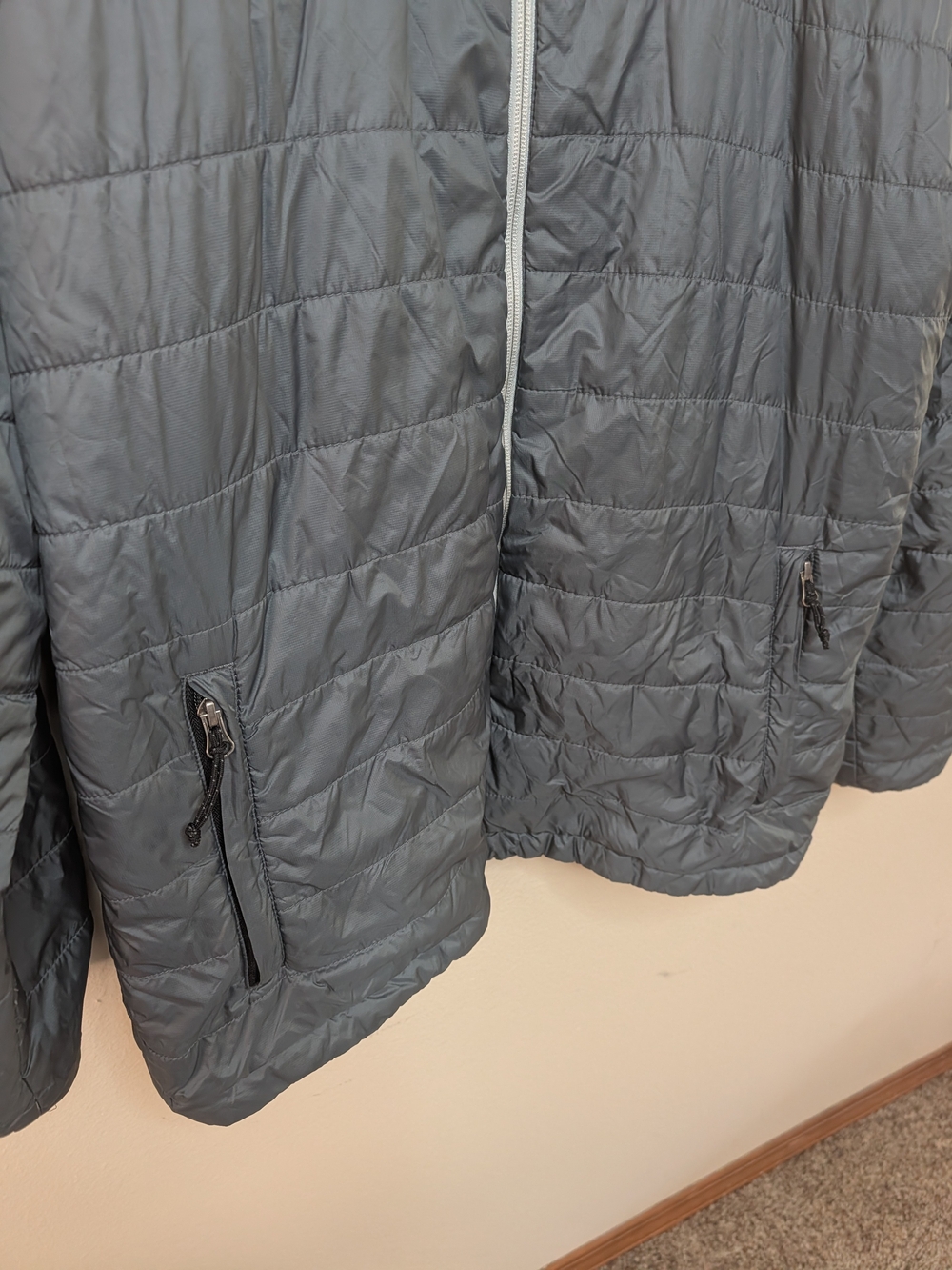 Columbia Omni-Heat Puffer Jacket Men's Size L Gray - Picture 4 of 7